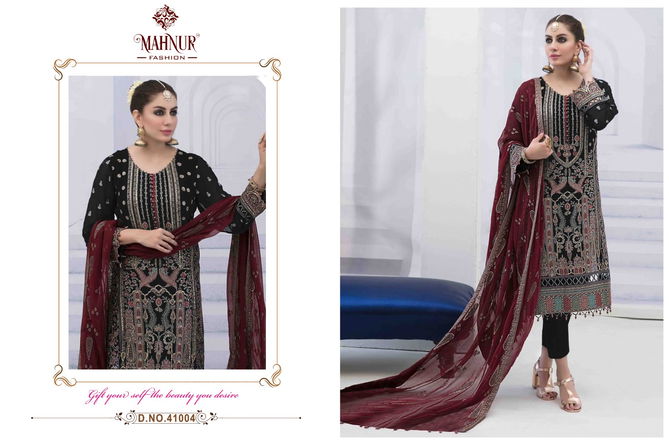 Mahnur Vol 41 Georgette Pakistani Suits Wholesale Price In Surat
